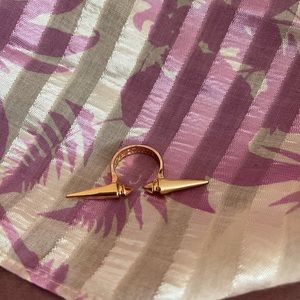 Wildfox gold plated dagger ring